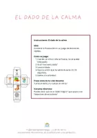 Vista previa - Juegos / Gamificación - El dado de la calma para trabajar la frustración. - Portada