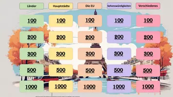 Vorschau - Interaktives Material - Quizshow: Reise durch Europa - Seite 1