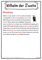 Vorschau - Unterrichtsreihen - Wilhelm der Zweite Lückentext mit Wortspeicher Hörverstehen und Suchsel - Seite 2