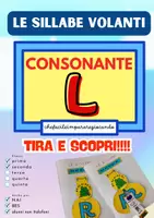 anteprima - Esercizi - LA L VOLANTE – SILLABE LA LE LI LO LU - Pagina di copertina