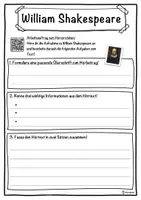 Vorschau - Unterrichtsreihen - William Shakespeare Lückentext mit Wortspeicher Hörverstehen und Suchsel - Seite 3