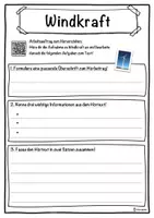 Vorschau - Unterrichtsreihen - Windkraft Lückentext mit Wortspeicher Hörverstehen und Suchsel - Seite 3