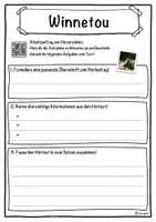 Vorschau - Unterrichtsreihen - Winnetou Lückentext mit Wortspeicher Hörverstehen und Suchsel - Seite 3