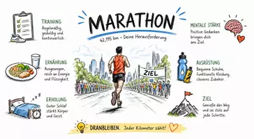 Vorschau - Arbeitsblätter - Arbeitsblätter zum Thema "Marathon" + Lösung & MP3 + Mindmap + Infografik - Seite 1