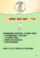 Vorschau - Merkblätter - Recherche-Cheat-Sheet: 6 Suchmaschinen-Tricks + 6 KI-Kürzel - Deckblatt