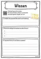 Vorschau - Unterrichtsreihen - Wissen Lückentext mit Wortspeicher Hörverstehen und Suchsel - Seite 3