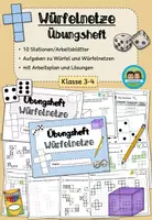 Vorschau - Arbeitsblätter - Würfelnetze - Übungsheft (Klasse 3-4) - Deckblatt
