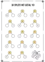 Voorbeeld - 1ste leerjaar - ik splits tot 10 - Pagina 2