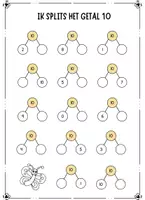 Voorbeeld - 1ste leerjaar - ik splits tot 10 - Pagina 3