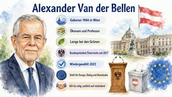 Vorschau - Arbeitsblätter - Arbeitsblätter zum Thema "Alexander Van der Bellen" + Lösung & MP3 + Mindmap + Infografik - Seite 1