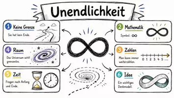 Vorschau - Arbeitsblätter - Arbeitsblätter "Unendlichkeit" + Lösung & MP3 + Infografik - Seite 1