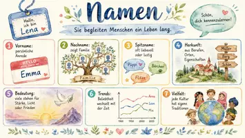 Vorschau - Arbeitsblätter - Arbeitsblatt "Name" + Onlineübung & MP3 + Infografik - Seite 2