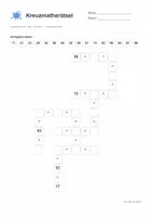 Vorschau - Arbeitsblätter - Kreuzmatherätsel - Addition - Zahlenraum 1-100 - Seite 3