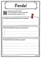 Vorschau - Unterrichtsreihen - Pendel Lückentext mit Wortspeicher Hörverstehen und Suchsel - Seite 3