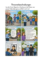 Vorschau - Stundenentwürfe - Personenbeschreibung Lerntheke / Klasse 3 und 4 - Seite 3