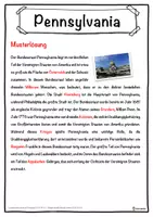 Vorschau - Unterrichtsreihen - Pennsylvania Lückentext mit Wortspeicher Hörverstehen und Suchsel - Seite 2