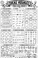 Vista previa - Hojas de trabajo - 📚Ideas visuales para mapas visuales | Plantilla creativa - Portada