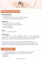 Vorschau - Arbeitsblätter - Pilz mit Transparentpapier Kunstprojekt - Booklet & Tafelmaterial - Seite 1