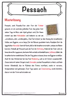 Vorschau - Unterrichtsreihen - Pessach Lückentext mit Wortspeicher Hörverstehen und Suchsel - Seite 2