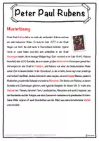 Vorschau - Unterrichtsreihen - Peter Paul Rubens Lückentext mit Wortspeicher Hörverstehen und Suchsel - Seite 2