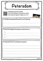 Vorschau - Unterrichtsreihen - Petersdom Lückentext mit Wortspeicher Hörverstehen und Suchsel - Seite 3