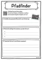Vorschau - Unterrichtsreihen - Pfadfinder Lückentext mit Wortspeicher Hörverstehen und Suchsel - Seite 3