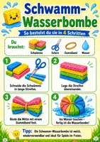 Vorschau - Mal- und Bastelvorlagen - Wasserbomben zum selber machen! Leicht erklärt! - Seite 1