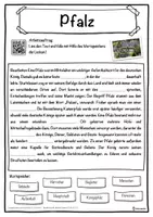 Vorschau - Unterrichtsreihen - Pfalz Lückentext mit Wortspeicher Hörverstehen und Suchsel - Seite 1