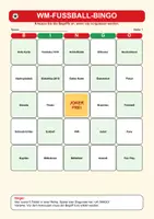 Vorschau - Arbeitsblätter - WM-Fußball-Bingo – Begriffe rund um die Fußball-WM spielerisch lernen - Seite 2