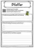 Vorschau - Unterrichtsreihen - Pfeffer Lückentext mit Wortspeicher Hörverstehen und Suchsel - Seite 3