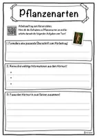 Vorschau - Unterrichtsreihen - Pflanzenarten Lückentext mit Wortspeicher Hörverstehen und Suchsel - Seite 3