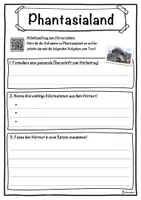 Vorschau - Unterrichtsreihen - Phantasialand Lückentext mit Wortspeicher Hörverstehen und Suchsel - Seite 3