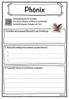 Vorschau - Unterrichtsreihen - Phönix Lückentext mit Wortspeicher Hörverstehen und Suchsel - Seite 3
