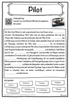 Vorschau - Unterrichtsreihen - Pilot Lückentext mit Wortspeicher Hörverstehen und Suchsel - Seite 1