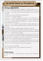 Vorschau - Arbeitsblätter - Die letzte Nacht im Strandhotel – Krimi-Mystery für Deutsch Klasse 5–8 - Seite 2