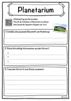 Vorschau - Unterrichtsreihen - Planetarium Lückentext mit Wortspeicher Hörverstehen und Suchsel - Seite 3