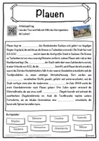 Vorschau - Unterrichtsreihen - Plauen Lückentext mit Wortspeicher Hörverstehen und Suchsel - Seite 1