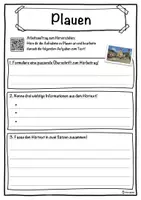 Vorschau - Unterrichtsreihen - Plauen Lückentext mit Wortspeicher Hörverstehen und Suchsel - Seite 3