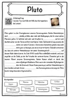 Vorschau - Unterrichtsreihen - Pluto Lückentext mit Wortspeicher Hörverstehen und Suchsel - Seite 1