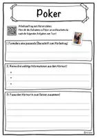 Vorschau - Unterrichtsreihen - Poker Lückentext mit Wortspeicher Hörverstehen und Suchsel - Seite 3