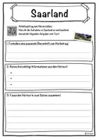 Vorschau - Unterrichtsreihen - Saarland Lückentext mit Wortspeicher Hörverstehen und Suchsel - Seite 3