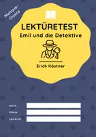 Vorschau - Arbeitsblätter - Lektüretest zu "Emil und die Detektive" von Erich Kästner - Deckblatt