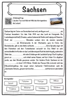 Vorschau - Unterrichtsreihen - Sachsen Lückentext mit Wortspeicher Hörverstehen und Suchsel - Seite 1