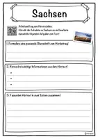 Vorschau - Unterrichtsreihen - Sachsen Lückentext mit Wortspeicher Hörverstehen und Suchsel - Seite 3
