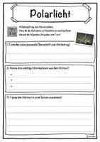 Vorschau - Unterrichtsreihen - Polarlicht Lückentext mit Wortspeicher Hörverstehen und Suchsel - Seite 3