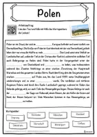 Vorschau - Unterrichtsreihen - Polen Lückentext mit Wortspeicher Hörverstehen und Suchsel - Seite 1