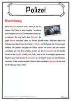 Vorschau - Unterrichtsreihen - Polizei Lückentext mit Wortspeicher Hörverstehen und Suchsel - Seite 2