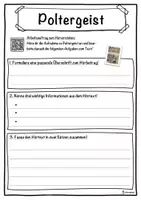 Vorschau - Unterrichtsreihen - Poltergeist Lückentext mit Wortspeicher Hörverstehen und Suchsel - Seite 3