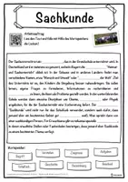 Vorschau - Unterrichtsreihen - Sachkunde Lückentext mit Wortspeicher Hörverstehen und Suchsel - Seite 1