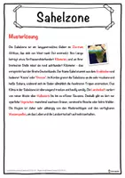 Vorschau - Unterrichtsreihen - Sahelzone Lückentext mit Wortspeicher Hörverstehen und Suchsel - Seite 2